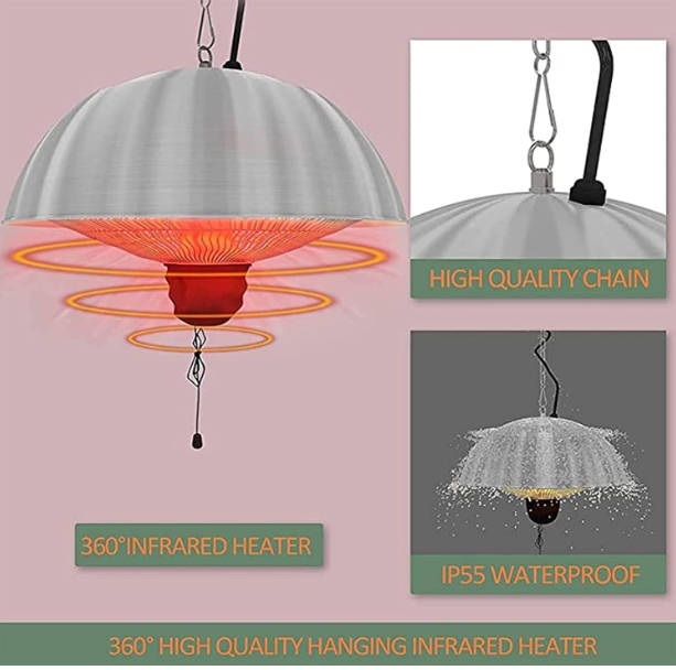 IP55 infrared patio heater